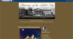 Desktop Screenshot of mansionsofthegildedage.com